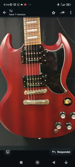 Guitarra Epiphone SG 400 con Seymour Duncan