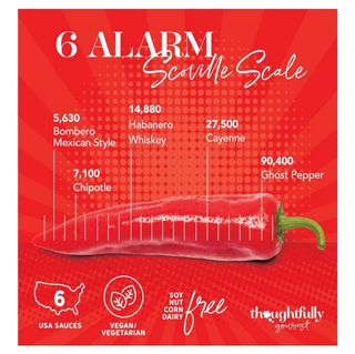 Set de 6 salsas picantes 6 Alarm Fire