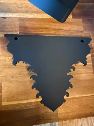 Consola de Pared Oso Salvaje Negra