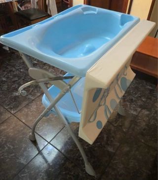 Bañera y cambiador bebé