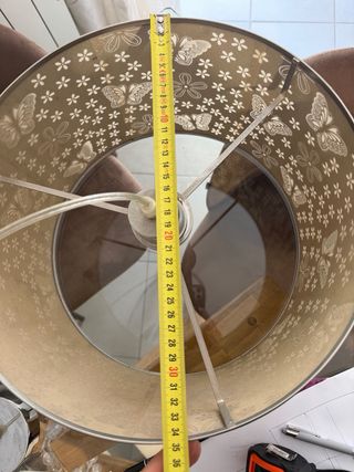 Lampadario cromato con farfalle 3D