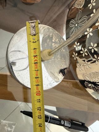 Lampadario cromato con farfalle 3D