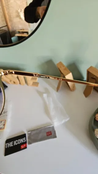 Gafas de sol autenticas Ray-Ban round blaze