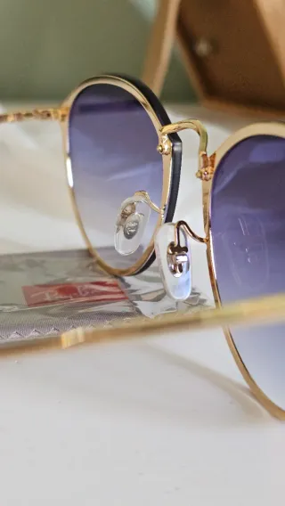 Gafas de sol autenticas Ray-Ban round blaze