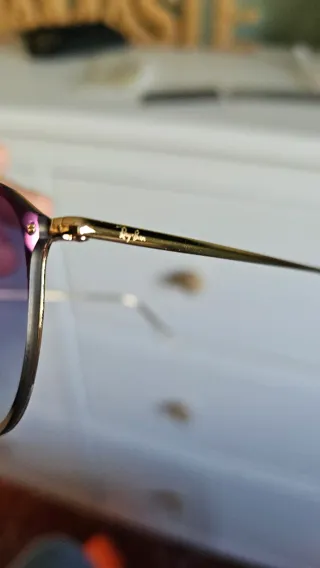 Gafas de sol autenticas Ray-Ban round blaze