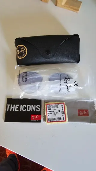 Gafas de sol autenticas Ray-Ban round blaze