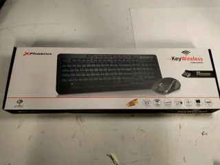 Conjunto Teclado + Ratón Inalámbrico Phoenix
