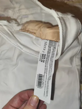 Pantalón vaquero blanco