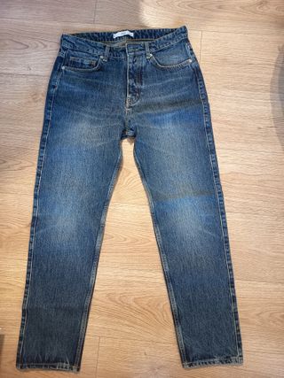 Pantalones vaqueros Mango azules