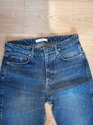 Pantalones vaqueros Mango azules