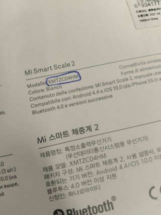 Báscula Inteligente Mi Smart Scale 2 XMTZC04HM