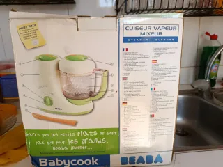 Babycook Beaba para bebé , trona para sillas...