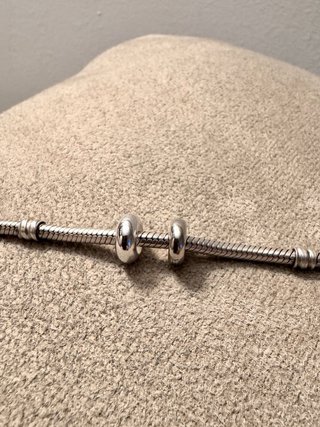 Charm Plata S925 Separador p. Pulsera tipo Pandora