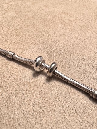 Charm Plata S925 Separador p. Pulsera tipo Pandora