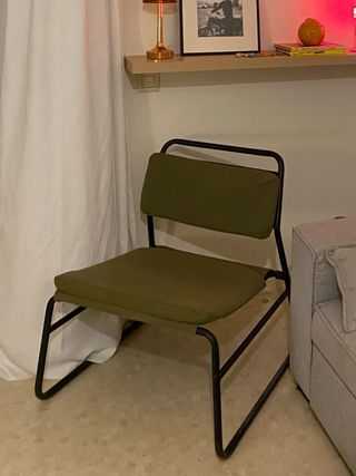 Sillón lectura verde Ikea