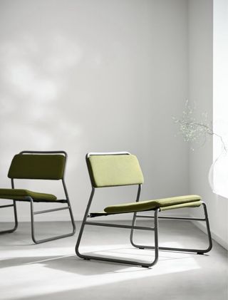 Sillón lectura verde Ikea