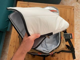 Mochila de viaje TOLACCEA marrón y naranja
