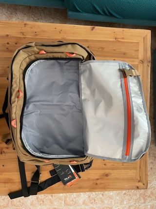 Mochila de viaje TOLACCEA marrón y naranja