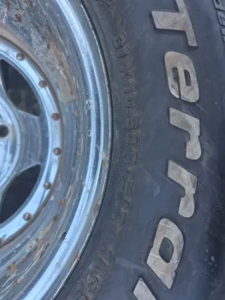 Ruedas completas 6 agujeros sin estrenar