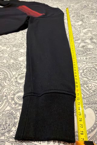 Sudadera Diesel Negra Logo Rojo