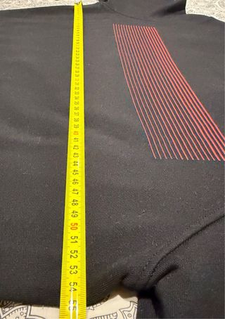 Sudadera Diesel Negra Logo Rojo