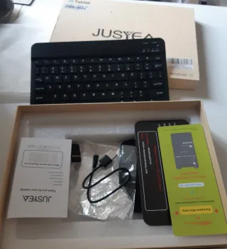 Tastiera Bluetooth e mouse JUSYEA nero