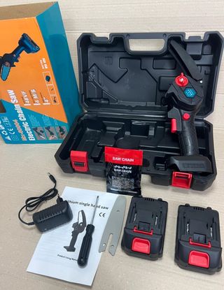 Mini motosega 4 pollici a doppia batteria 48V