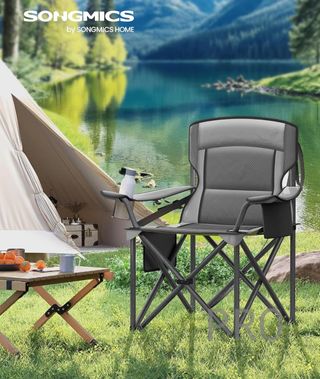 Silla de Camping Extragrande y Acolchada