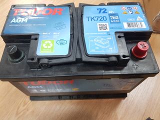 Batería Tudor TK720 72Ah 760A/EN AGM