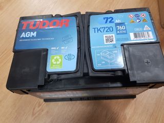 Batería Tudor TK720 72Ah 760A/EN AGM