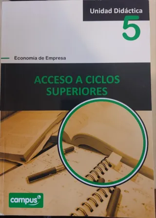Libros para pruebas de acceso a grado superior