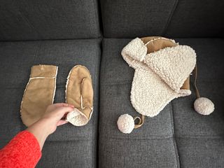 Gorro y guantes de invierno