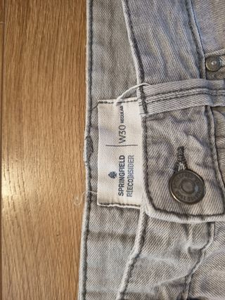 Pantalones cortos vaqueros grises