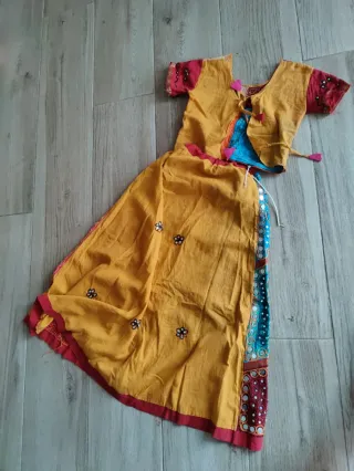 Traje Hindú Niña Multicolor