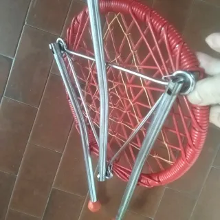 Seggiolino Pieghevole in acciaio inox