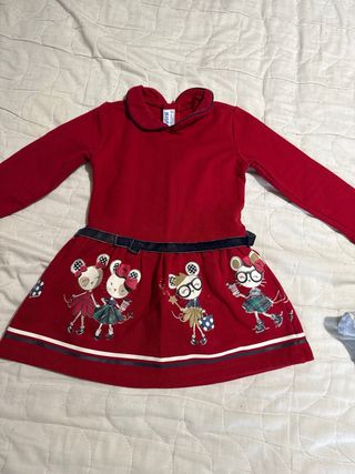 Lote 5 vestidos niña 18/24 meses