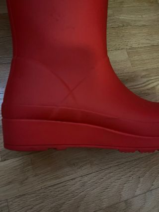 Botas de agua Hunter rojas talla 39