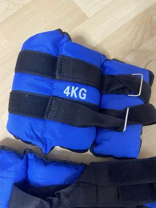 Tobilleras lastradas 4kg