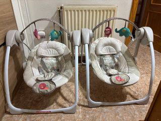 Hamaca bebé columpio doble