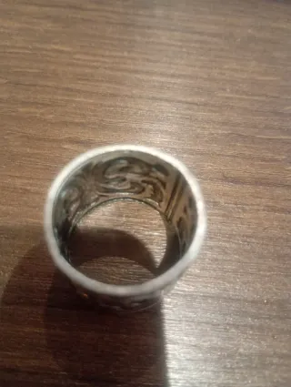 Anillo Plata Macizo EXTRA GRANDE 12 gramos plata