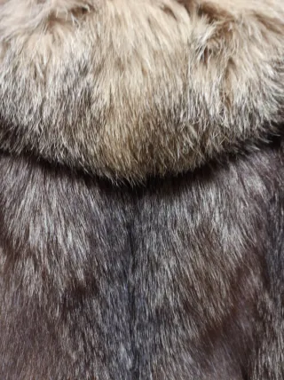 Chaquetón de piel de zorro