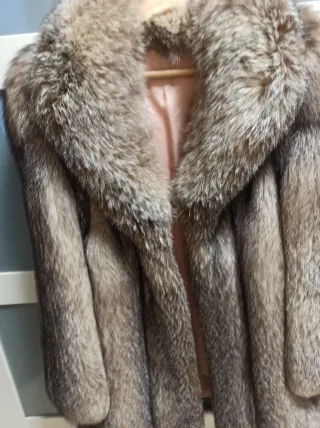 Chaquetón de piel de zorro