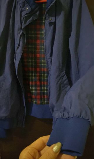 Giubbotto uomo blu taglia M