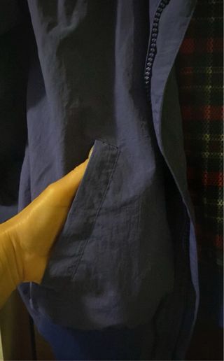 Giubbotto uomo blu taglia M
