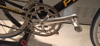 Bicicleta de carretera y rodillo