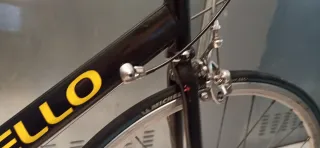 Bicicleta de carretera y rodillo