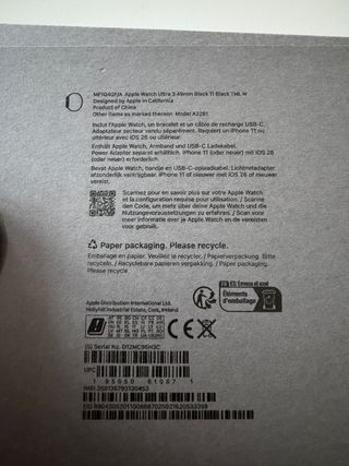 Apple Watch Ultra 3 precintado