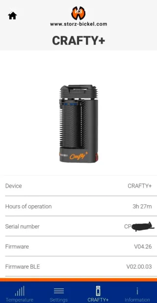 Crafty+ Portátil Storz & Bickel