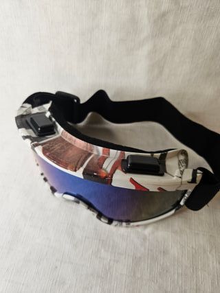 Gafas de esquí con diseño llamativo