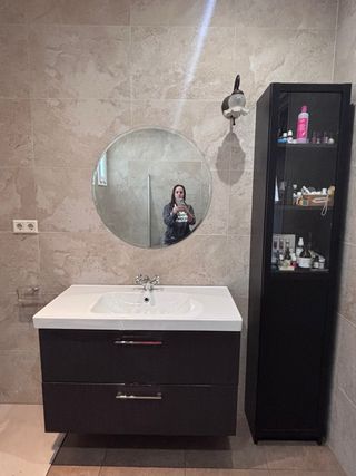 Mueble de baño con lavabo de cerámica ikea 100cm